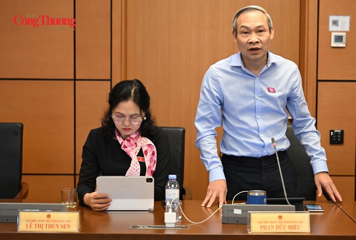 Đại biểu Phan Đức Hiếu, Ủy viên chuyên trách Ủy ban Kinh tế và Tài chính (Đoàn đại biểu Quốc hội Hưng Yên).