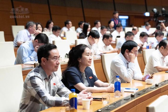 Đại biểu tham gia phiên họp. Ảnh: Cổng thông tin điện tử Quốc hội.