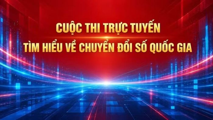 Cuộc thi trực tuyến tìm hiểu về chuyển đổi số quốc gia diễn ra trong 4 tuần, chia thành 2 đợt thi. Ảnh: BTG Trung ương