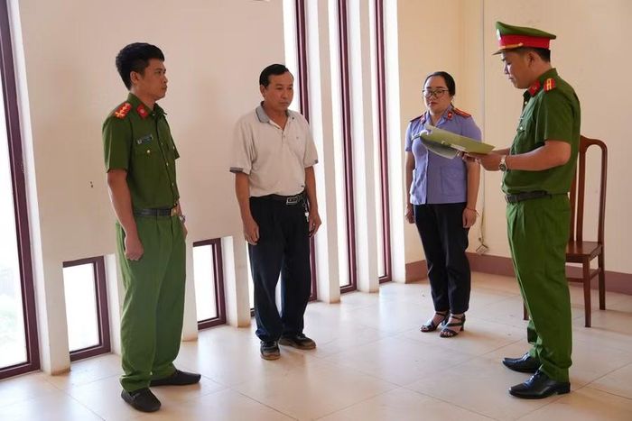 Cơ quan Cảnh sát điều tra Công an tỉnh đã khởi tố đối tượng Quang. Ảnh: Hữu Độ