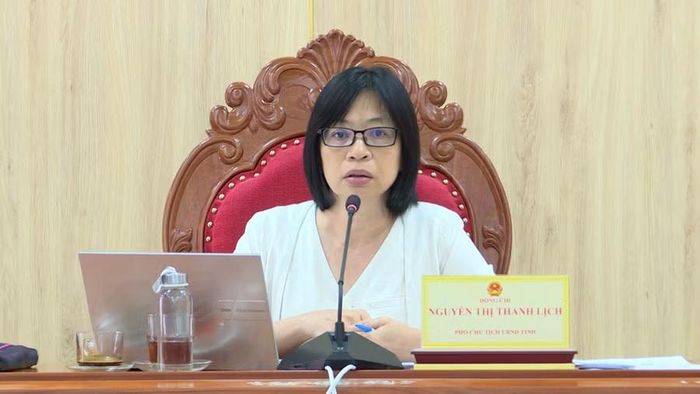 Phó Chủ tịch UBND tỉnh Nguyễn Thị Thanh Lịch yêu cầu các sở, ngành, địa phương tăng cường phối hợp, bảo đảm sự kiện diễn ra an toàn, hiệu quả. Ảnh: Phi Long