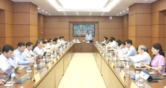  Quang cảnh phiên thảo luận ở tổ sáng 19-10. Ảnh: Đoàn ĐBQH tỉnh Gia Lai 