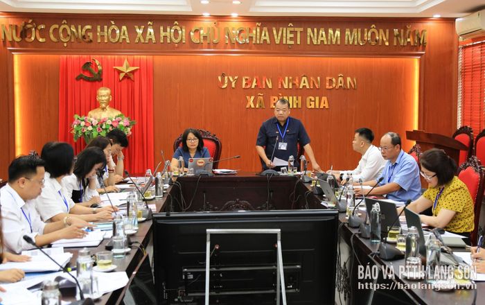 Lãnh đạo Sở Nội vụ, Trưởng Đoàn kiểm tra phát biểu kết luận