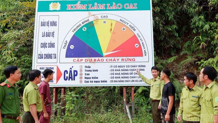 Việc tuyên truyền được lực lượng kiểm lâm, chính quyền các địa phương và lực lượng bảo vệ rừng tiến hành thường xuyên và tăng cường trong dịp thời tiết khô hanh.