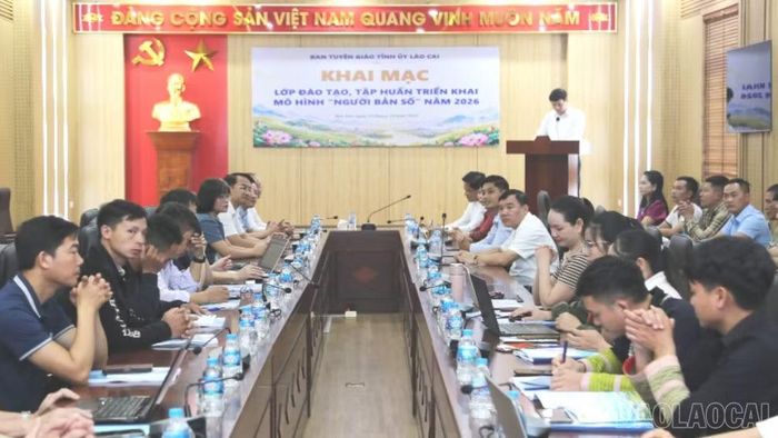 Quang cảnh lớp tập huấn.