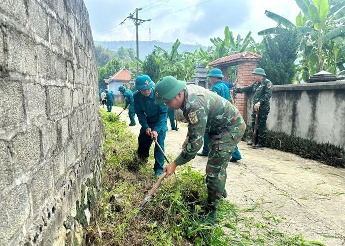Nhiều mô hình "Dân vận khéo" của xã Xuân Quang gắn với xây dựng nông thôn mới.
