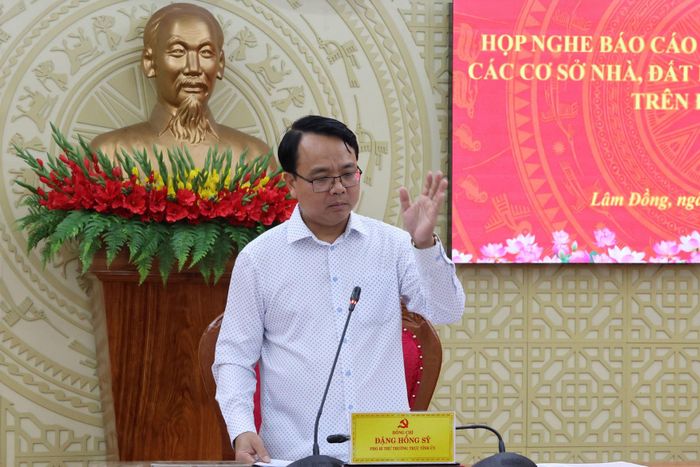 Phó Bí thư Thường trực Tỉnh ủy Đặng Hồng Sỹ chỉ đạo quyết liệt các sở ngành, địa phương khẩn trương hoàn thành xử lý tài sản công dôi dư trong tháng 10, báo cáo Trung ương