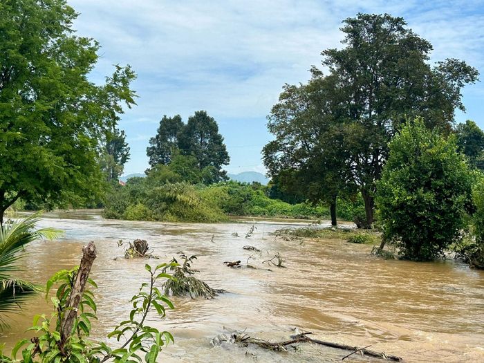 Sông Cái đi qua xã Hàm Thuận Bắc, đầu nguồn hạ du sông Quao bị chắn dòng chảy