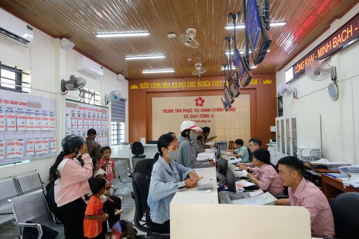 Trung tâm Phục vụ hành chính công xã Đam Rông 4.