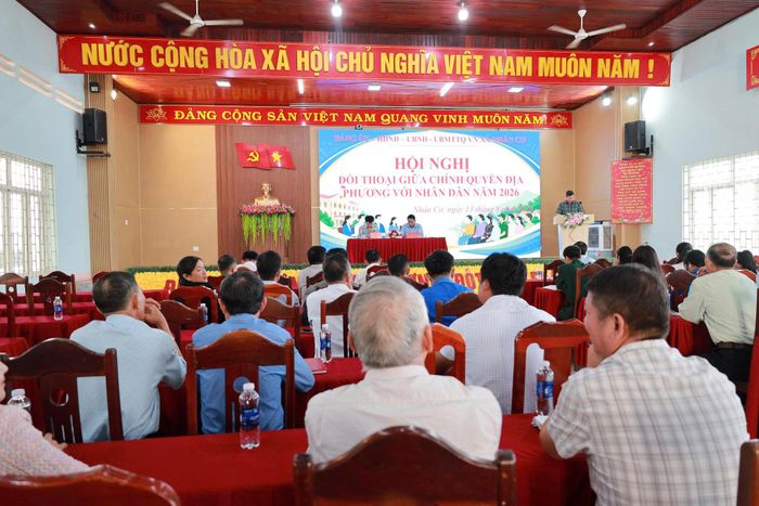Xã Nhân Cơ tổ chức nhiều hoạt động gặp gỡ, đối thoại với người dân, doanh nghiệp