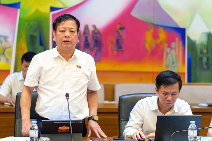 Đại biểu Nguyễn Trường Giang, Đoàn ĐBQH tỉnh Lâm Đồng phát biểu