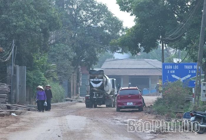 Tỉnh lộ 316G là tuyến giao thông quan trọng, có lưu lượng phương tiện qua lại lớn mỗi ngày.