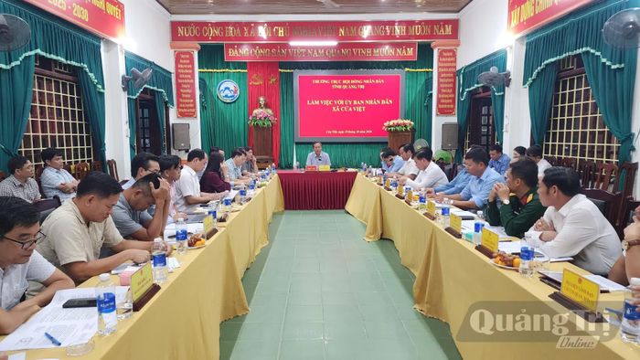Đồng chí Nguyễn Đăng Quang, Phó Bí thư Tỉnh ủy, Chủ tịch HĐND tỉnh phát biểu chỉ đạo tại buổi làm việc - Ảnh: Tạ Hưng