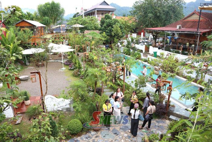 Mô hình kinh doanh dịch vụ lưu trú kết hợp các dịch vụ khác của HTX Nông nghiệp và Dịch vụ Du lịch Noọng ơi, xã Đông Sang.
