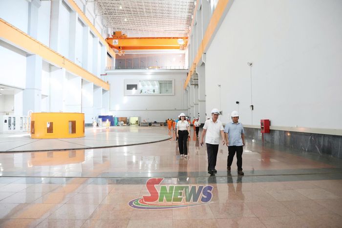 Đoàn công tác Sở Nội vụ kiểm tra ATVSLĐ tại Nhà máy Thủy điện Sơn La.