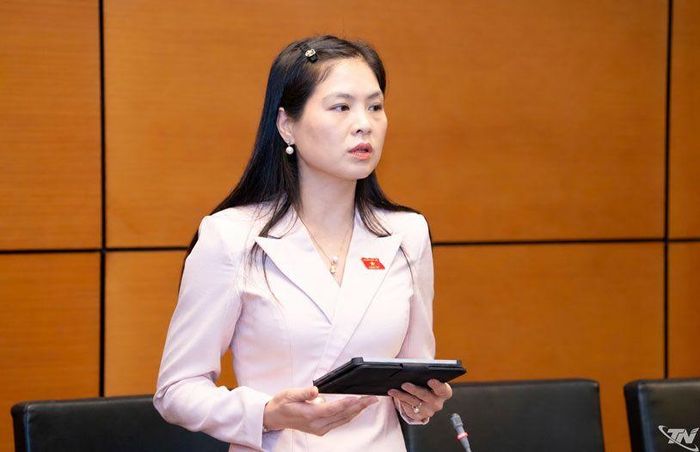 Đại biểu Phạm Thị Thu Thủy (Đoàn ĐBQH tỉnh Thái Nguyên).