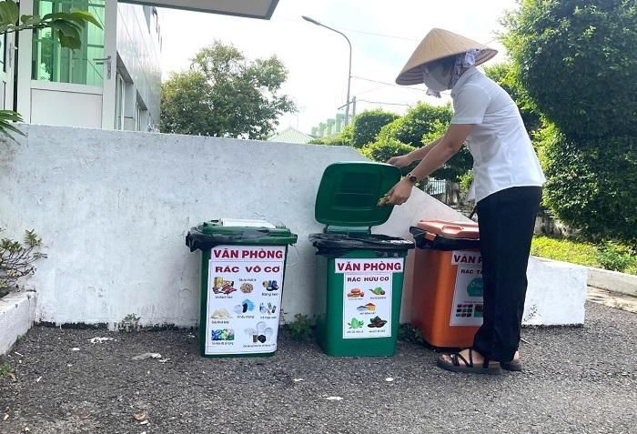 Phân loại rác thải tại nguồn, góp phần chung tay bảo vệ môi trường.