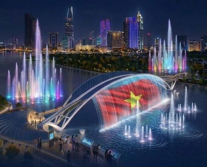 Khởi công tháng 3/2025, công trình có tổng mức đầu tư gần 1.000 tỷ đồng, do Công ty Cổ phần Thực phẩm dinh dưỡng Nutifood tài trợ toàn bộ kinh phí. Khi hoàn thành, cầu đi bộ được kỳ vọng mở thêm không gian đi bộ, sinh hoạt cộng đồng ven sông, đồng thời tạo điểm nhấn kiến trúc và tăng kết nối giữa khu vực trung tâm TP.HCM với Thủ Thiêm.
