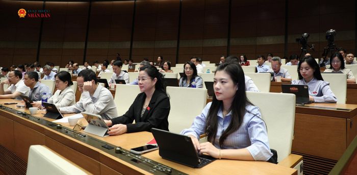 Các đại biểu tham dự phiên họp. Ảnh: Quang Khánh