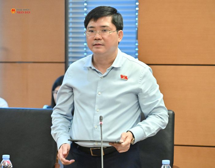 ĐBQH Nguyễn Tuấn Anh (TP. Cần Thơ) phát biểu. Ảnh: Quang Khánh