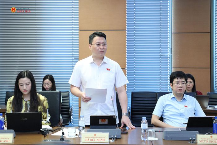 ĐBQH Hà Đức Minh (Lào Cai) phát biểu