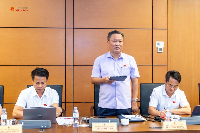 ĐBQH Vũ Minh Đạo (Lai Châu) phát biểu