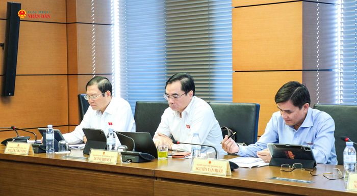 Các ĐBQH tỉnh Đồng Tháp tham gia thảo luận tại tổ