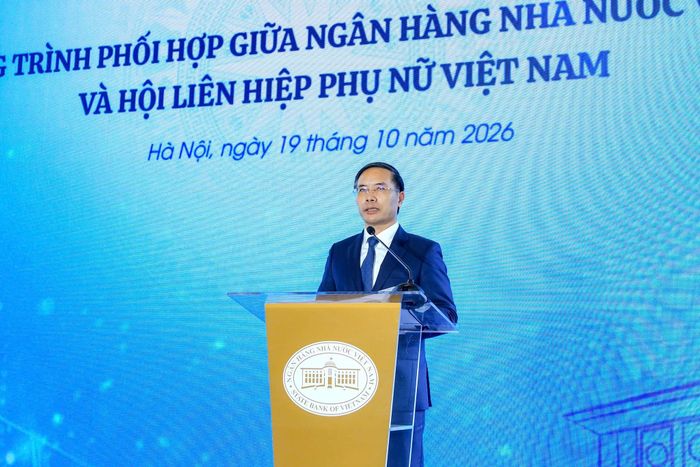 Thống đốc Ngân hàng Nhà nước Phạm Đức Ấn phát biểu