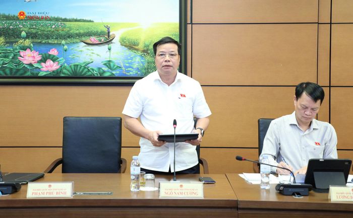 ĐBQH Ngô Nam Cường (Nghệ An) phát biểu thảo luận