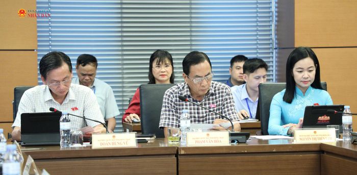 Các ĐBQH tỉnh Đồng Tháp dự phiên thảo luận