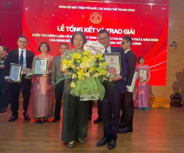 Đ/c Phạm Quốc Trị, Chi bộ Viện Khoa học Kinh tế hợp tác, Đảng bộ Liên minh HTX Việt Nam đạt giải khuyến khích Cuộc thi chính luận lần thứ 2, năm 2026 của Đảng bộ MTTQ,CDTTW
