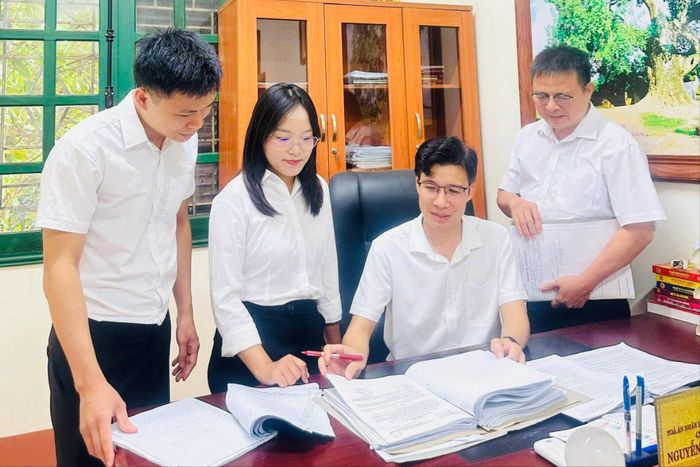 Tập thể cán bộ, Thẩm phán TAND khu vực 4- Bắc Ninh nỗ lực, quyết tâm hoàn thành tốt mọi nhiệm vụ