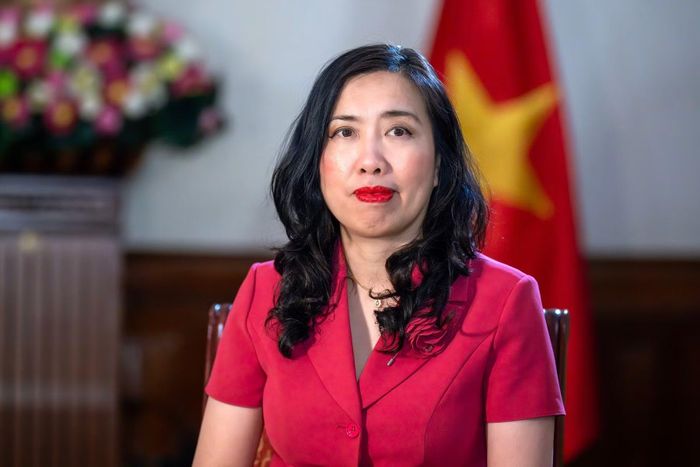 Thứ trưởng Bộ Ngoại giao Lê Thị Thu Hằng. Ảnh BNG cung cấp.