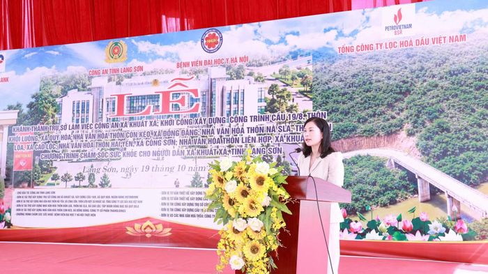 Đồng chí Trần Thanh Nhàn, Phó Chủ tịch UBND tỉnh Lạng Sơn phát biểu chỉ đạo tại buổi lễ.