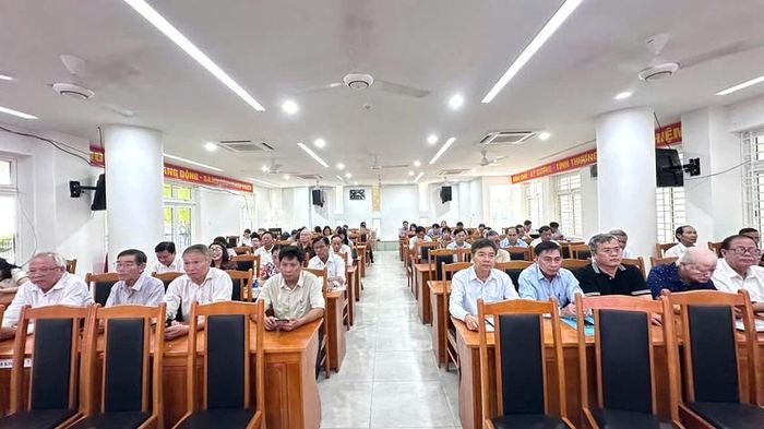 Các đại biểu tham gia hội nghị tập huấn.