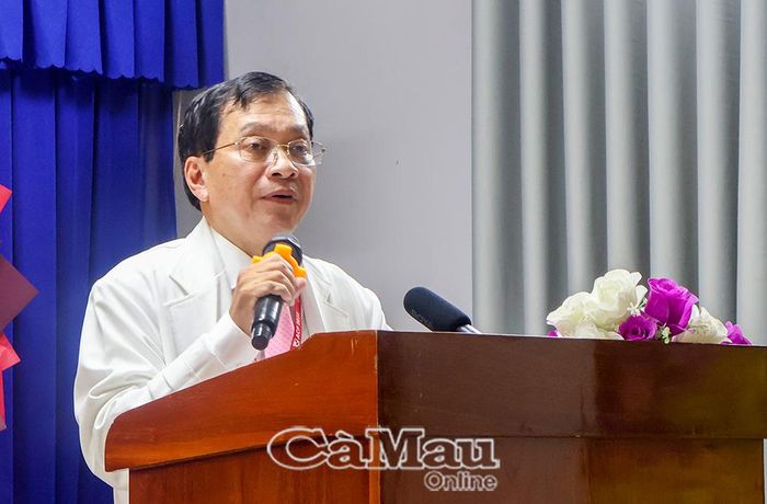 Thay mặt tập thể bệnh viện, Bác sĩ CKII Trương Minh Kiển, Giám đốc Bệnh viện Sản - Nhi Cà Mau, cam kết phát triển bệnh viện ngày càng hiện đại, nâng chất lượng điều trị và phục vụ bệnh nhân.