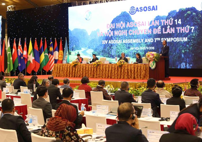 Đại hội ASOSAI lần thứ 14 tổ chức tại Việt Nam, tháng 9/2018. Ảnh: TL