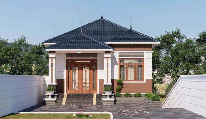 Nhà mái Nhật phong cách tối giản. (Ảnh minh họa)