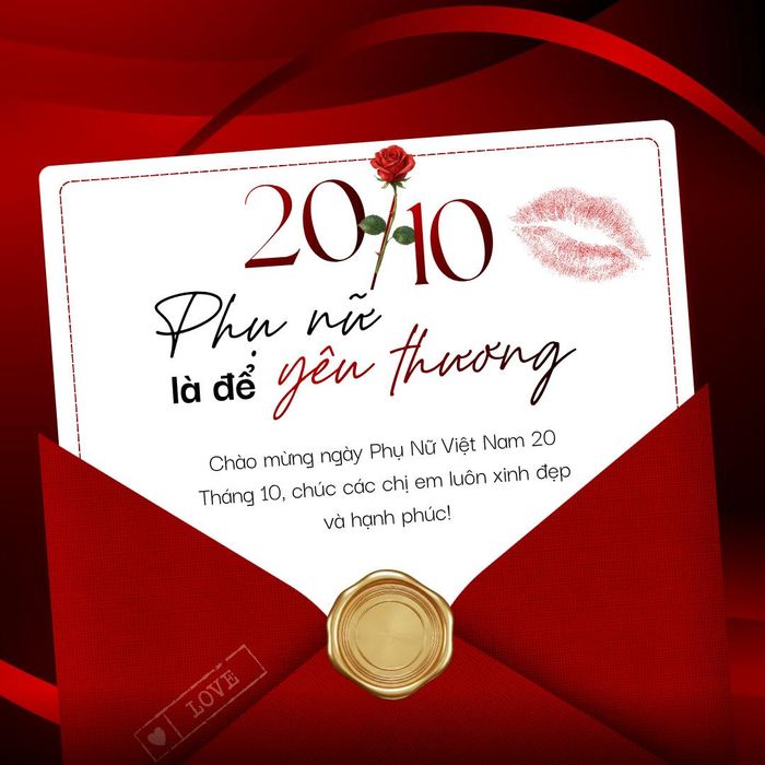 Hãy để những lời chúc tinh tế, ấm áp nhân ngày 20/10 thay bạn gửi yêu thương đến những người phụ nữ thân yêu. (Ảnh: Canva)