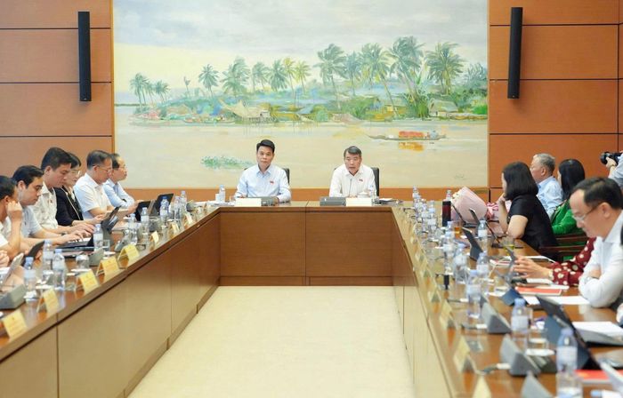 Quang cảnh phiên thảo luận tổ. Ảnh: VT