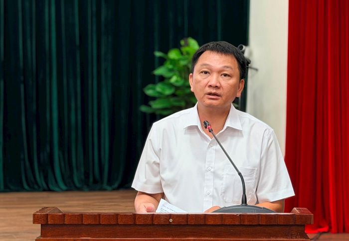 Phó Chủ tịch UBND xã Phúc Thịnh Nguyễn Văn Minh. Ảnh: Thanh Hà