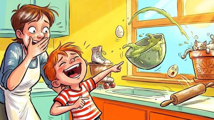 Tự tưởng tượng ra những kịch bản phi lý là một trong những mẹo hiệu quả khắc phục chứng hay quên. Hình minh họa: Kids Tales
