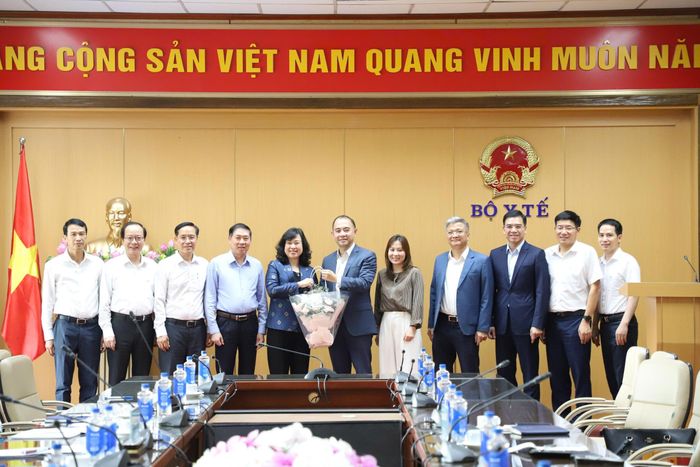 Các đại biểu tại buổi tiếp và làm việc. Ảnh: Trần Minh