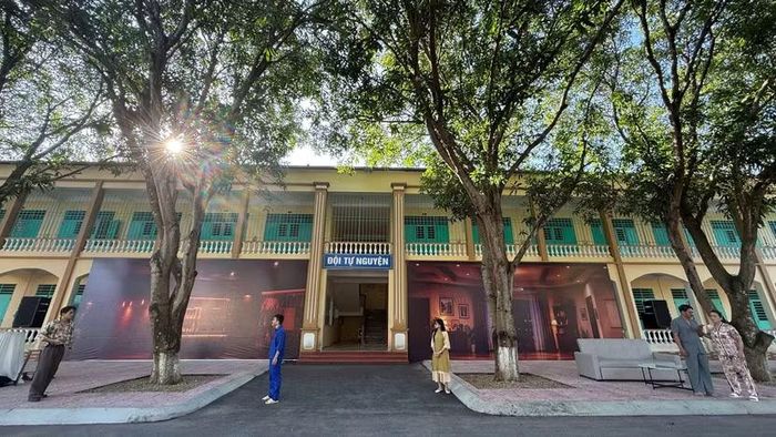 Màn thực cảnh đang được rà soát kỹ tại điểm cầu Cơ sở cai nghiện ma túy số 1 (xã Yên Bài, Hà Nội) trong sáng 20-10
