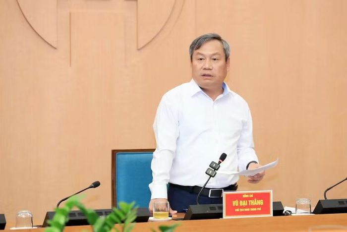 Chủ tịch UBND TP Hà Nội Vũ Đại Thắng phát biểu chỉ đạo