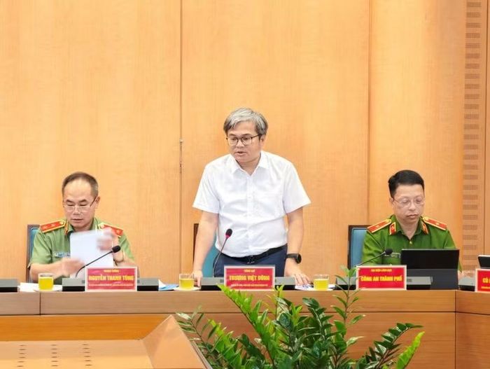 Phó Chủ tịch UBND Thành phố Trương Việt Dũng phát biểu tại Hội nghị