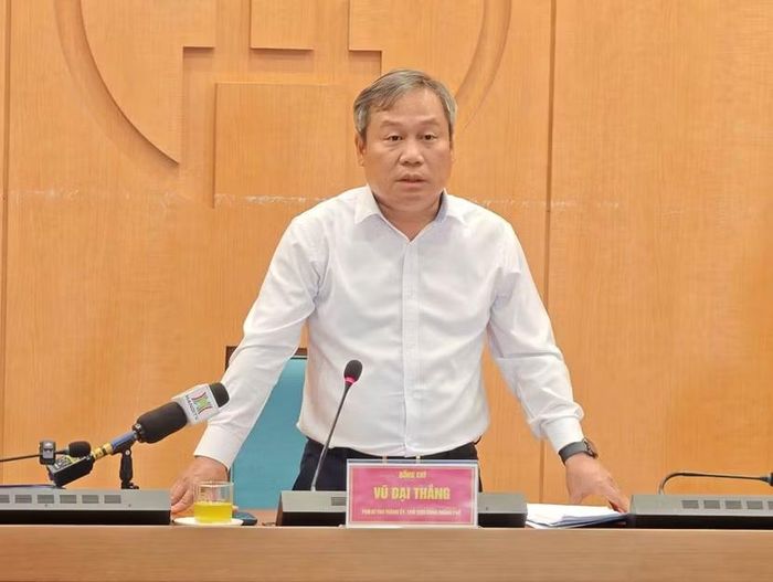 Chủ tịch UBND Thành phố Vũ Đại Thắng phát biểu kết luận Hội nghị