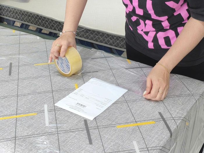  Nệm Sơn đảm bảo quy trình đóng gói chỉn chu cho đơn hàng trên Shopee. 