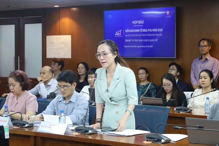  Bà Nguyễn Thị Ngọc Linh, Phó trưởng ban Phụ trách Ban Truyền thông và Hợp tác quốc tế VIFC-HCMC. Ảnh: BTC. 