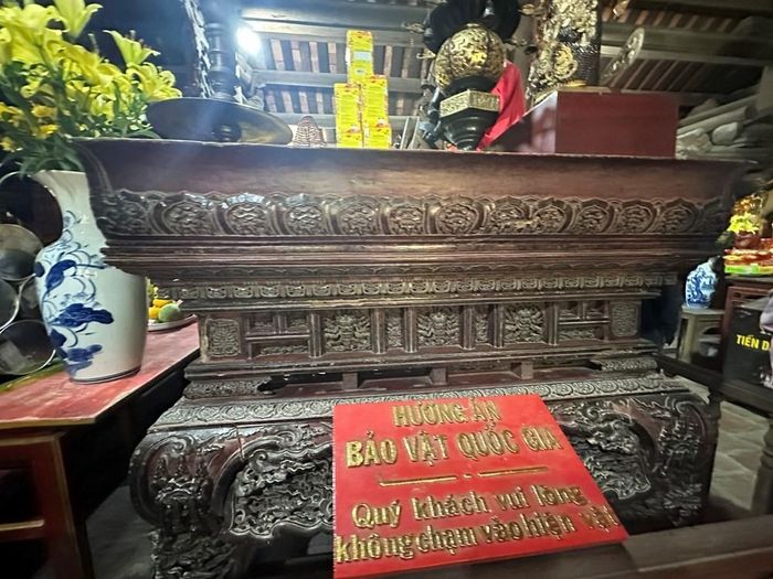 Hương án chùa Keo được Thủ tướng Chính phủ công nhận là Bảo vật quốc gia năm 2021